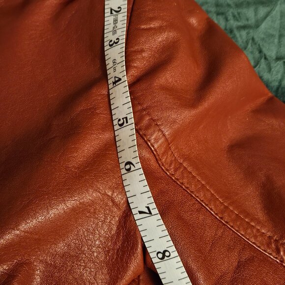 VINTAGE LEATHER TRENCH COAT - Picture 11 of 11